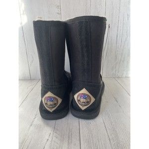 NWT SHEEPSKINS DOWNUNDER Tidal 3/4 Black sheepskin Boots